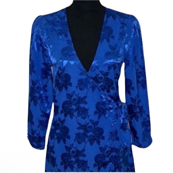 Majorelle Mini Cobalt Blue Dress(Size Small) - Picture 9 of 11